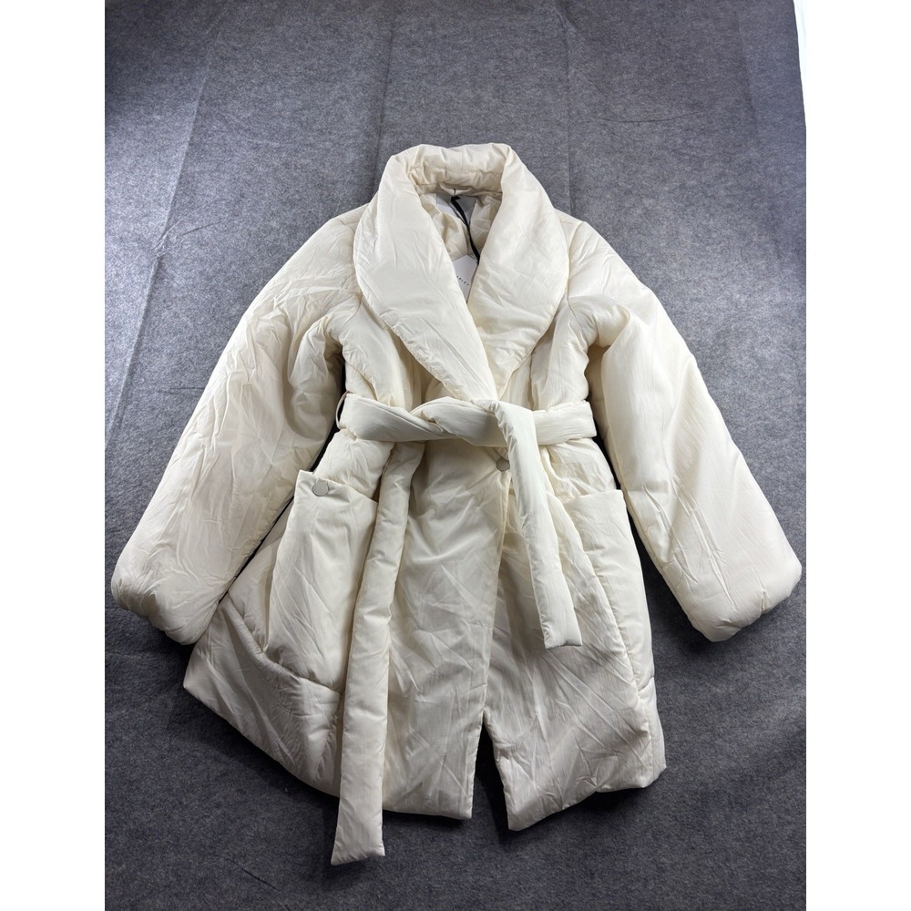 VARLEY Women's S *SAMPLE* LAONA PADDED WRAP JACKET WRAP GIRLY PREPPY STAPLE RARE
